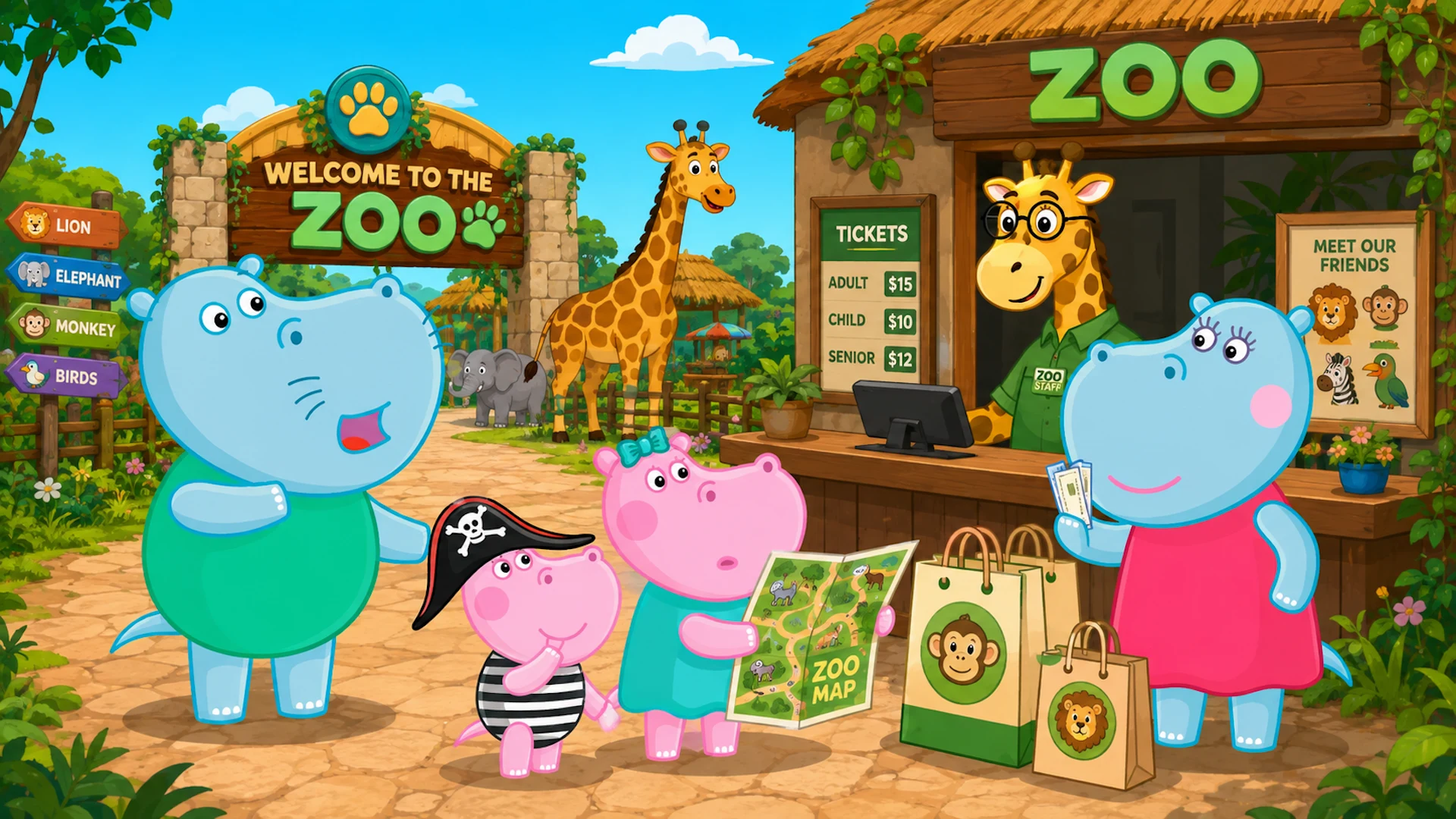 Little Peppa Pig: Zoo Prank screenshot